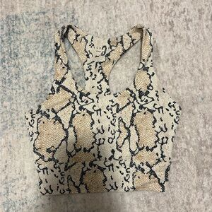 Longline racerback bra top